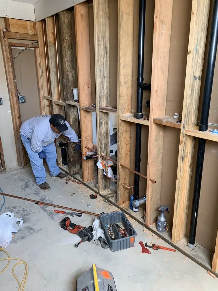 Commercial rough-in plumbing for Water Heater Replacement in Hamptonburgh